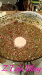 Salsa making 6